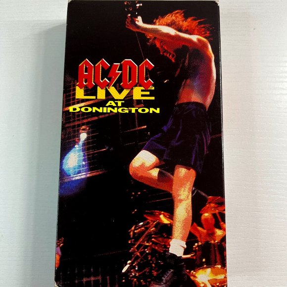 Vintage | Other | Ac Dc Live At Donington Vhs | Poshmark